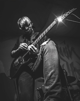 Guitarist performing